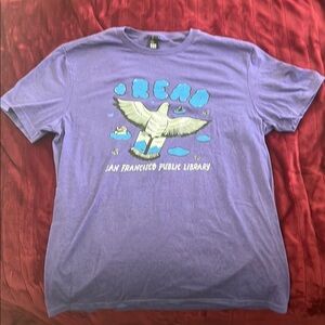 Purple San Francisco Public Library T-Shirt